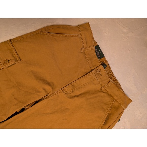 wild fable Pants - Wild Fable Womens High Rise Cargo Pants Tan Size Med L 31  Elastic Waist Pockets